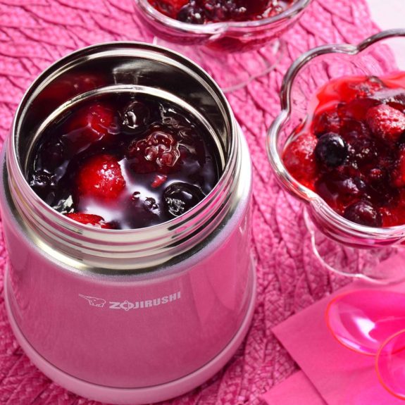 Gelatina de Arándanos Rojos con Moras Mixtas